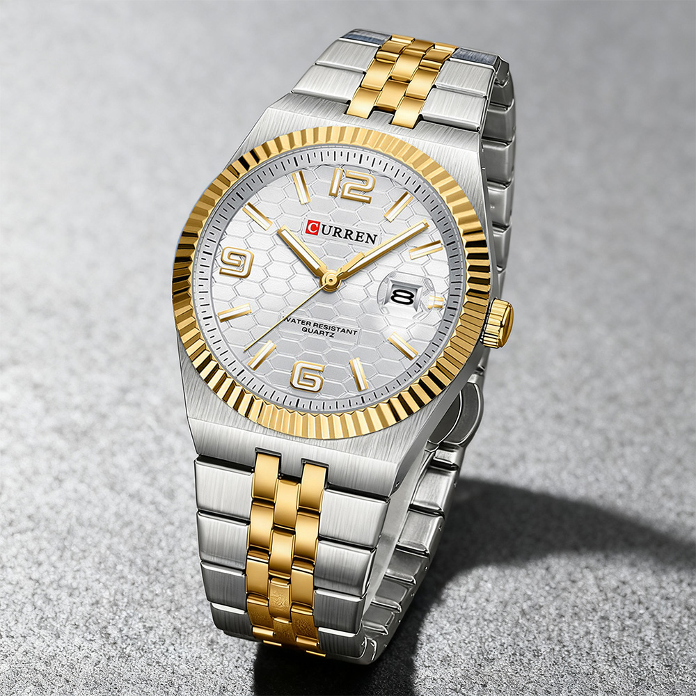 Luxury Watch Apple - Reloj de cuarzo CURREN elegante para