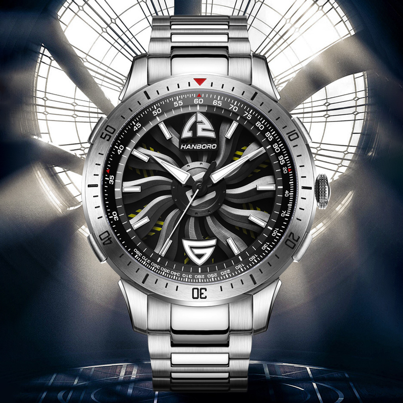 Minute Repeater Watch - Reloj Mecánico Automático HANBORO para Hombre,