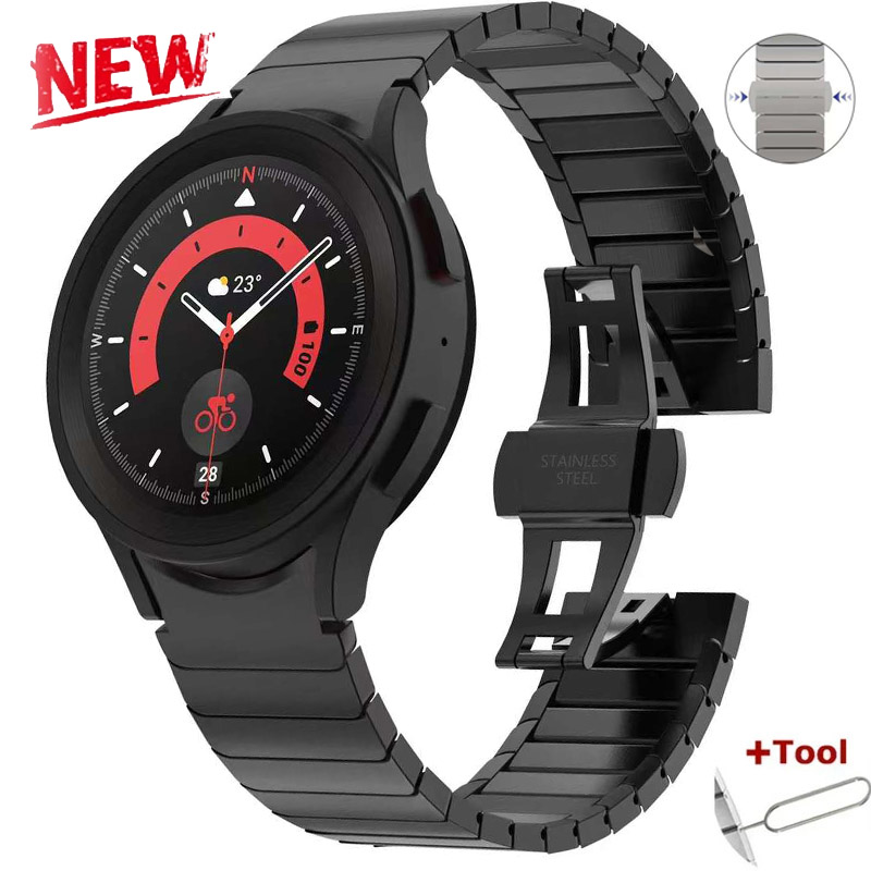 Luxury Watch Galaxy - Correa de Lujo Color Titanio para