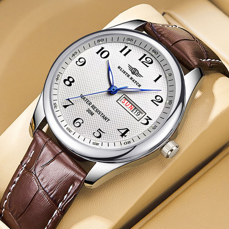 Luxury Watch Mockup - Reloj WLISTH de lujo para hombre,