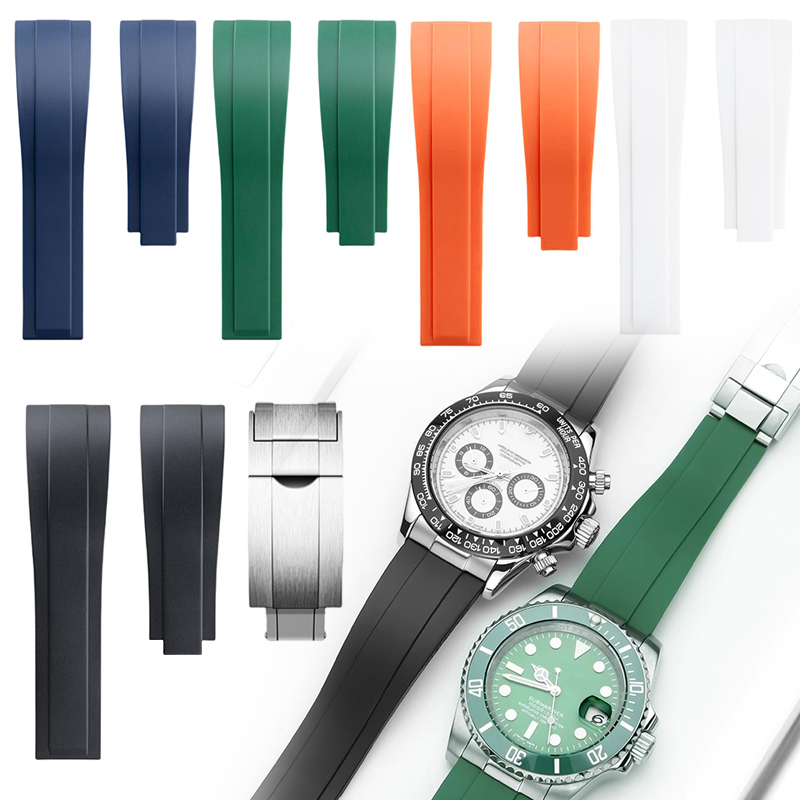 Luxury Watch Expensive - Correa de reloj de goma de