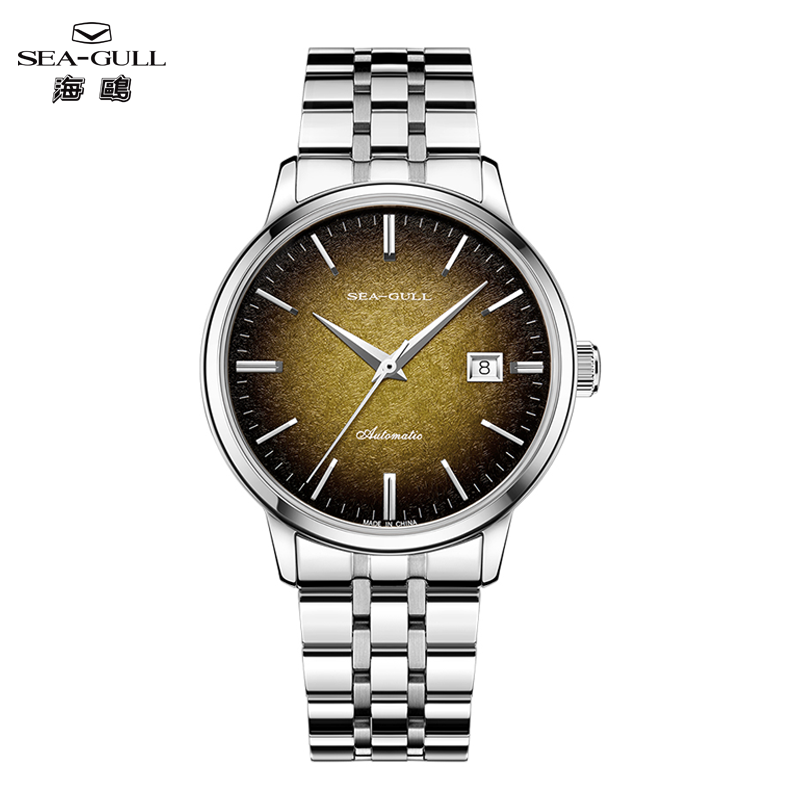 Guilloché Dial Watch - Reloj Seagull Bussiness serie minimalista para