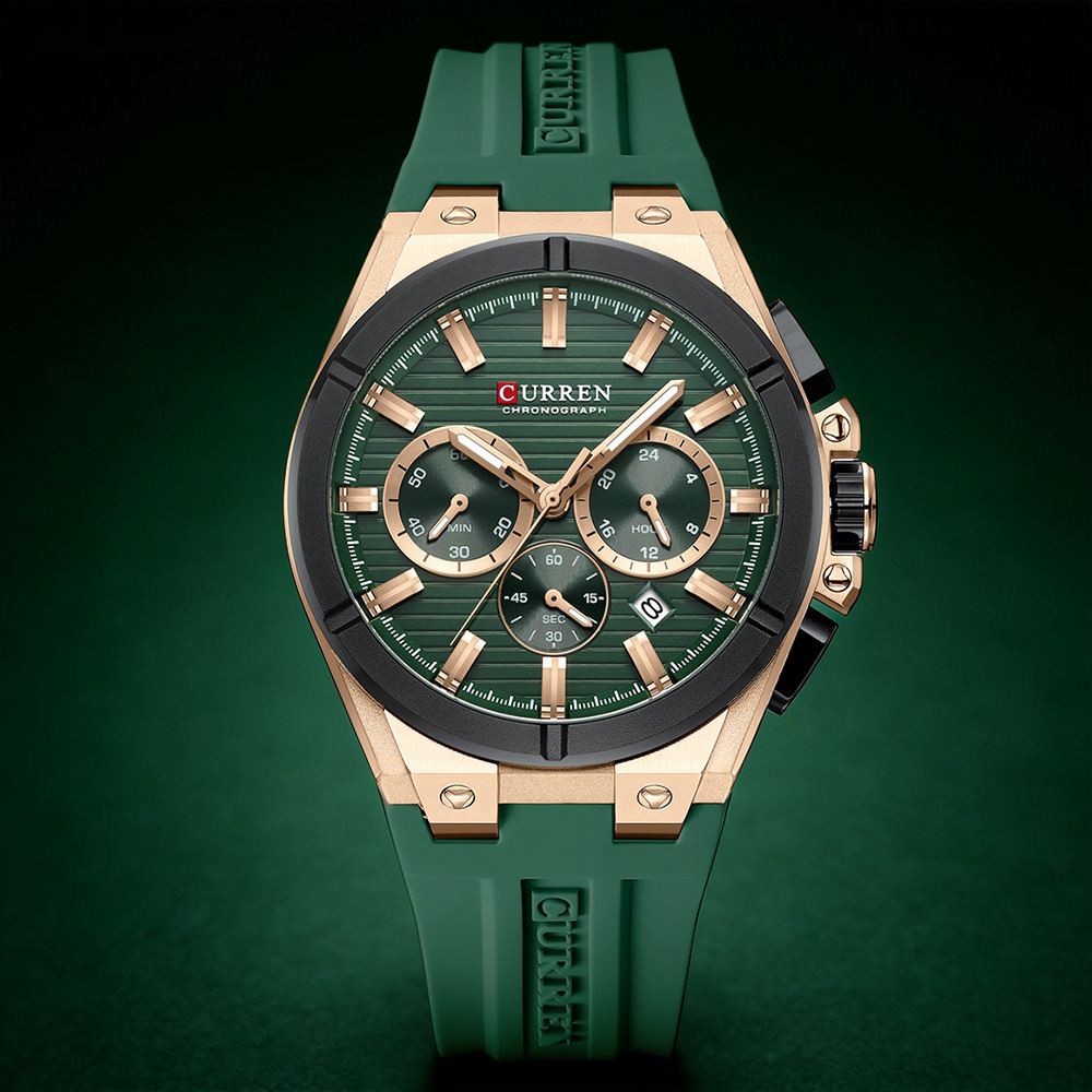 Luxury Watch Apple - Reloj cronógrafo CURREN de lujo para