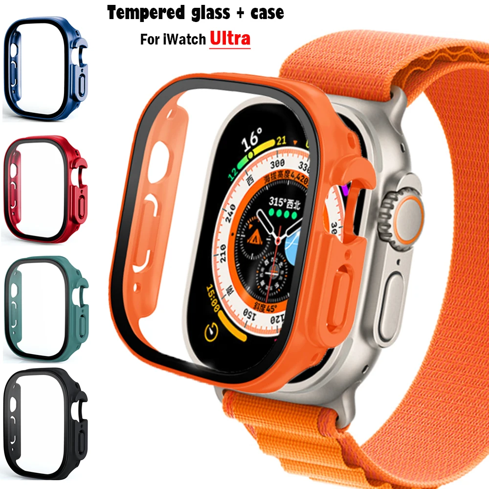 Luxury Watch Apple - Vidrio + funda para Apple Watch