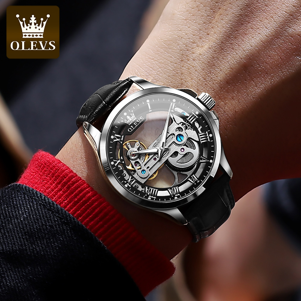 OLEVS-relojes de pareja origin - Luxury Watch Mockup reseña y precio