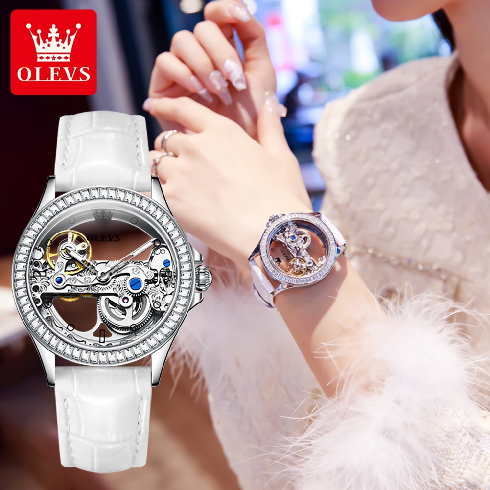 OLEVS-relojes de pareja origin - Luxury Watch Mockup reseña y precio