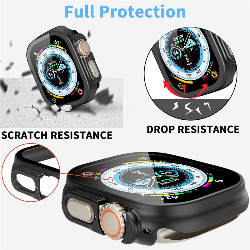 Vidrio + funda para Apple Watc - Luxury Watch Apple reseña y precio