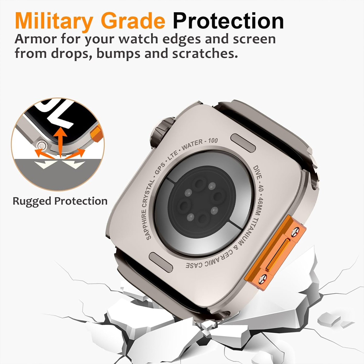 Funda + correa 2 en 1 para App - Luxury Watch Apple reseña y precio