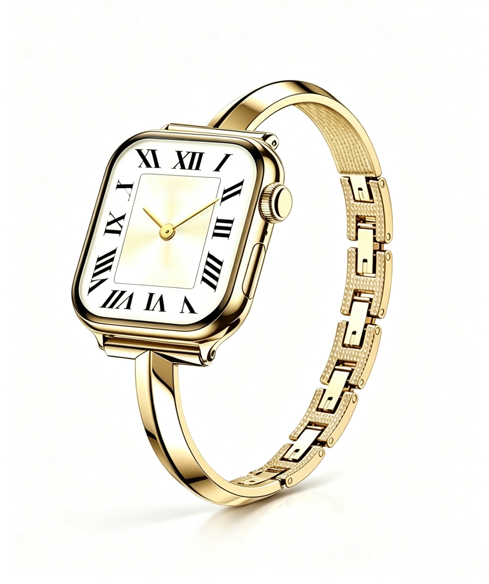 Correa de pulsera de acero ino - Luxury Watch Apple reseña y precio