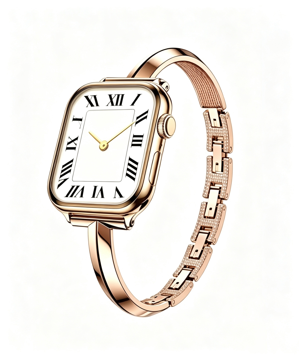 Correa de pulsera de acero ino - Luxury Watch Apple reseña y precio