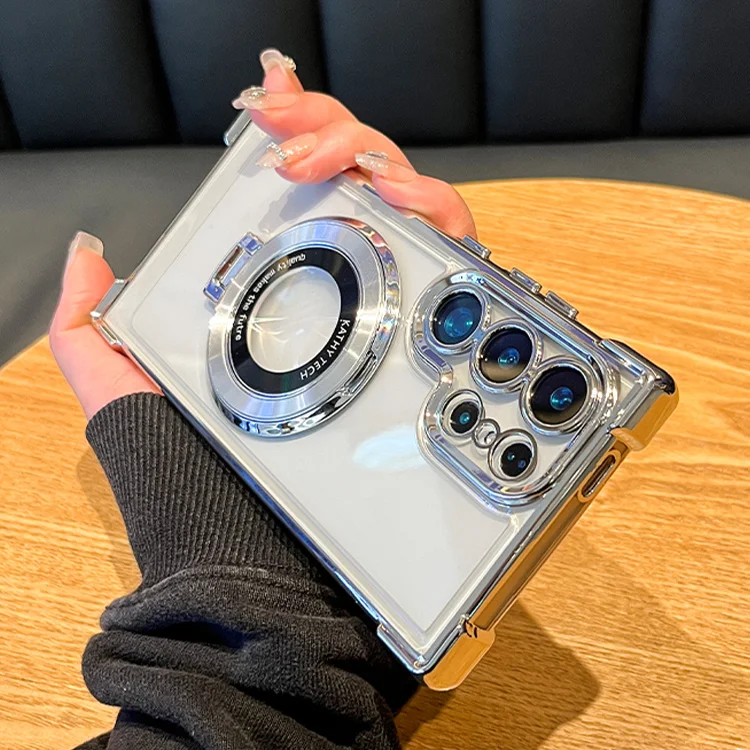 Funda transparente con soporte - Luxury Watch Galaxy reseña y precio
