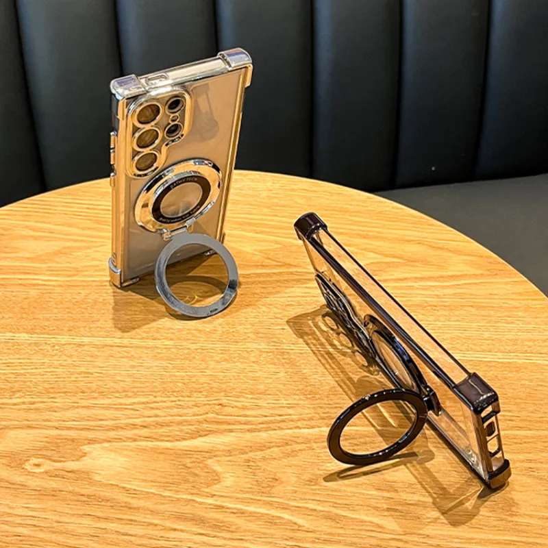 Funda transparente con soporte - Luxury Watch Galaxy reseña y precio