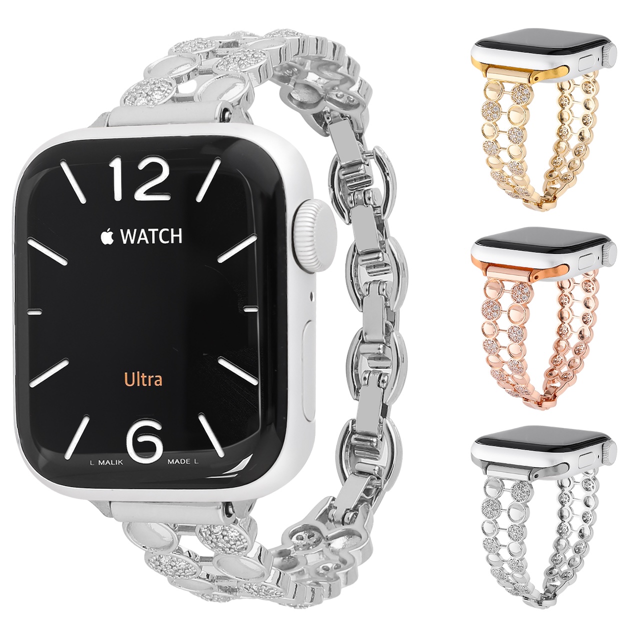 Correa de cadena con cuentas r - Luxury Watch Apple reseña y precio