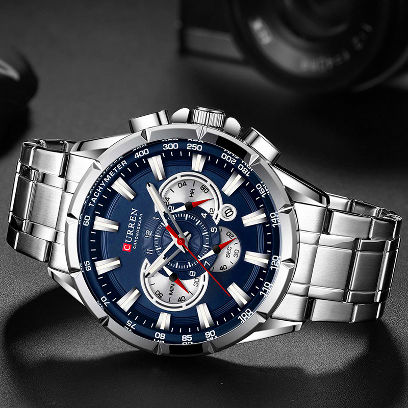 Reloj de pulsera CURREN para h - Luxury Watch Mockup reseña y precio