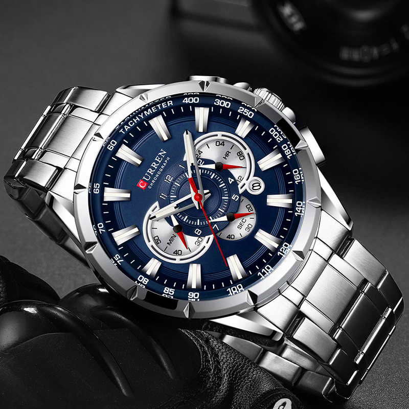 Reloj de pulsera CURREN para h - Luxury Watch Mockup reseña y precio