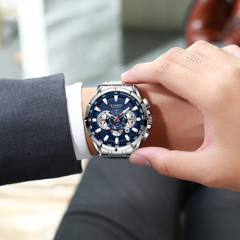 Reloj de pulsera CURREN para h - Luxury Watch Mockup reseña y precio