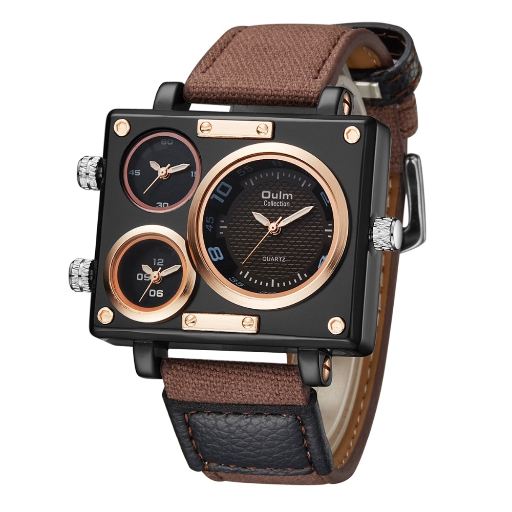 Oulm-reloj analógico de cuarzo - Luxury Watch Mockup reseña y precio