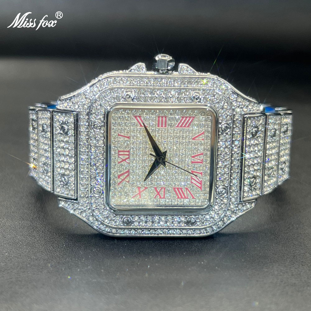 MISSFOX Iced Out hombres reloj - Luxury Watch Sale reseña y precio