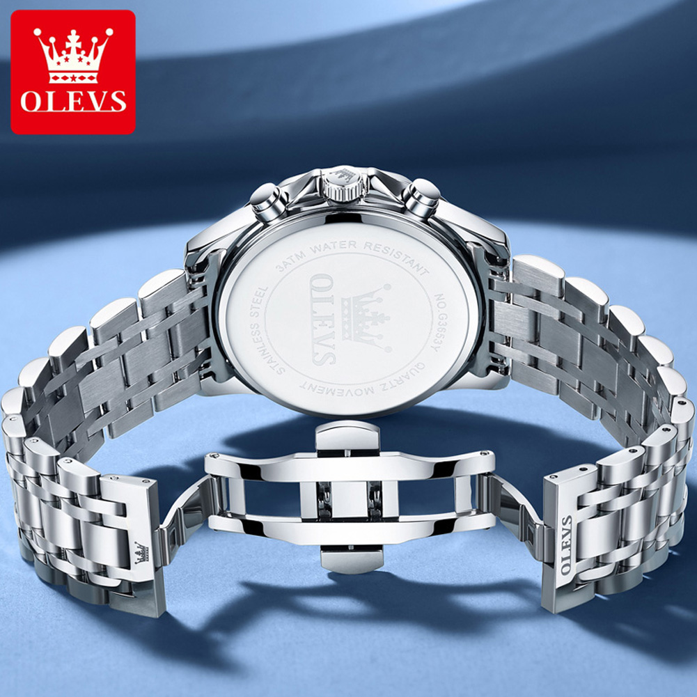Reloj de Pulsera OLEVS 3653 co - Luxury Watch Mockup reseña y precio