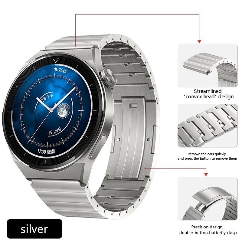 Correa de Metal de titanio de  - Luxury Watch Galaxy reseña y precio