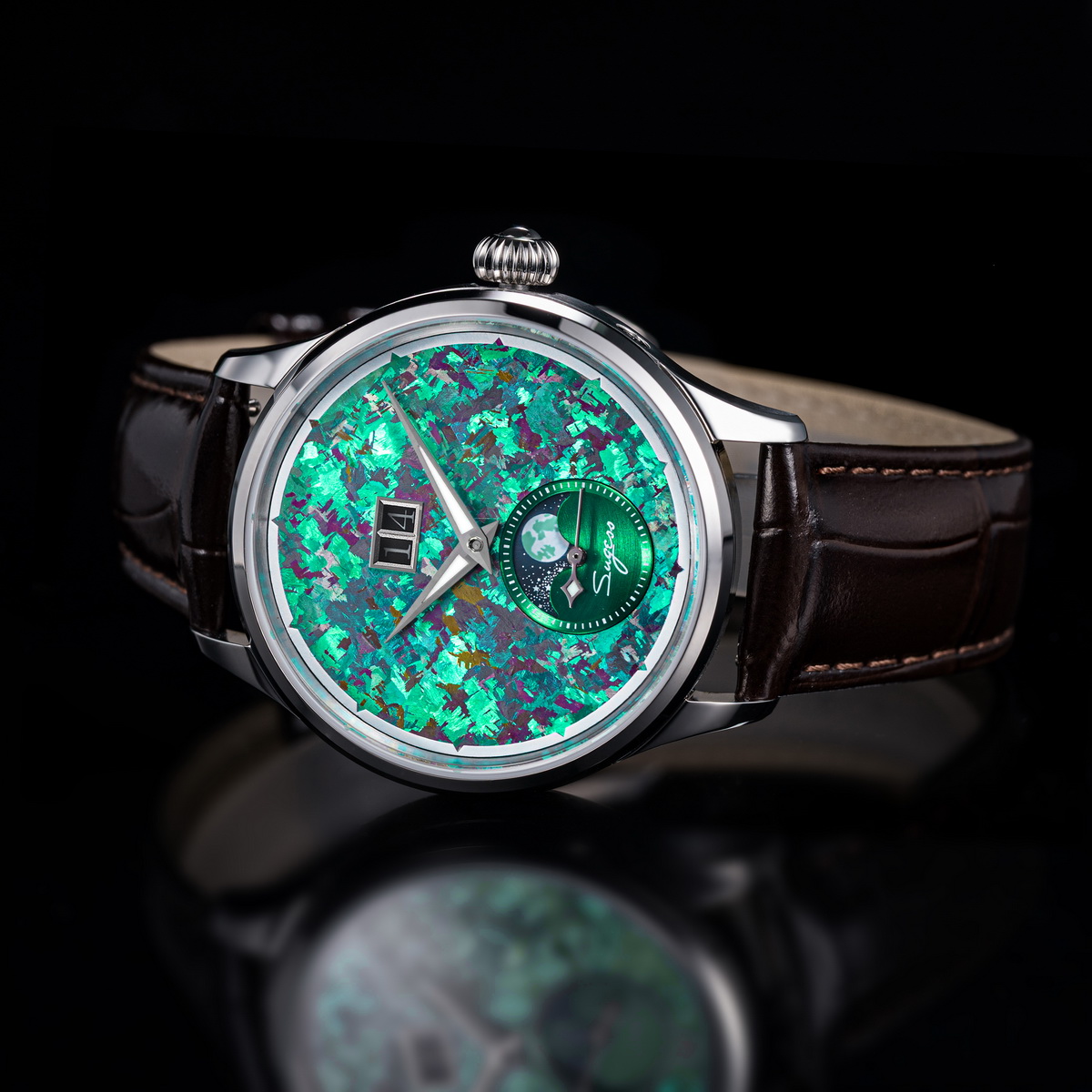 Reloj Sugess para hombre con f - Guilloché Dial Watch reseña y precio