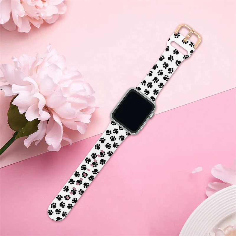 Correa impresa para correas de - Luxury Watch Apple reseña y precio