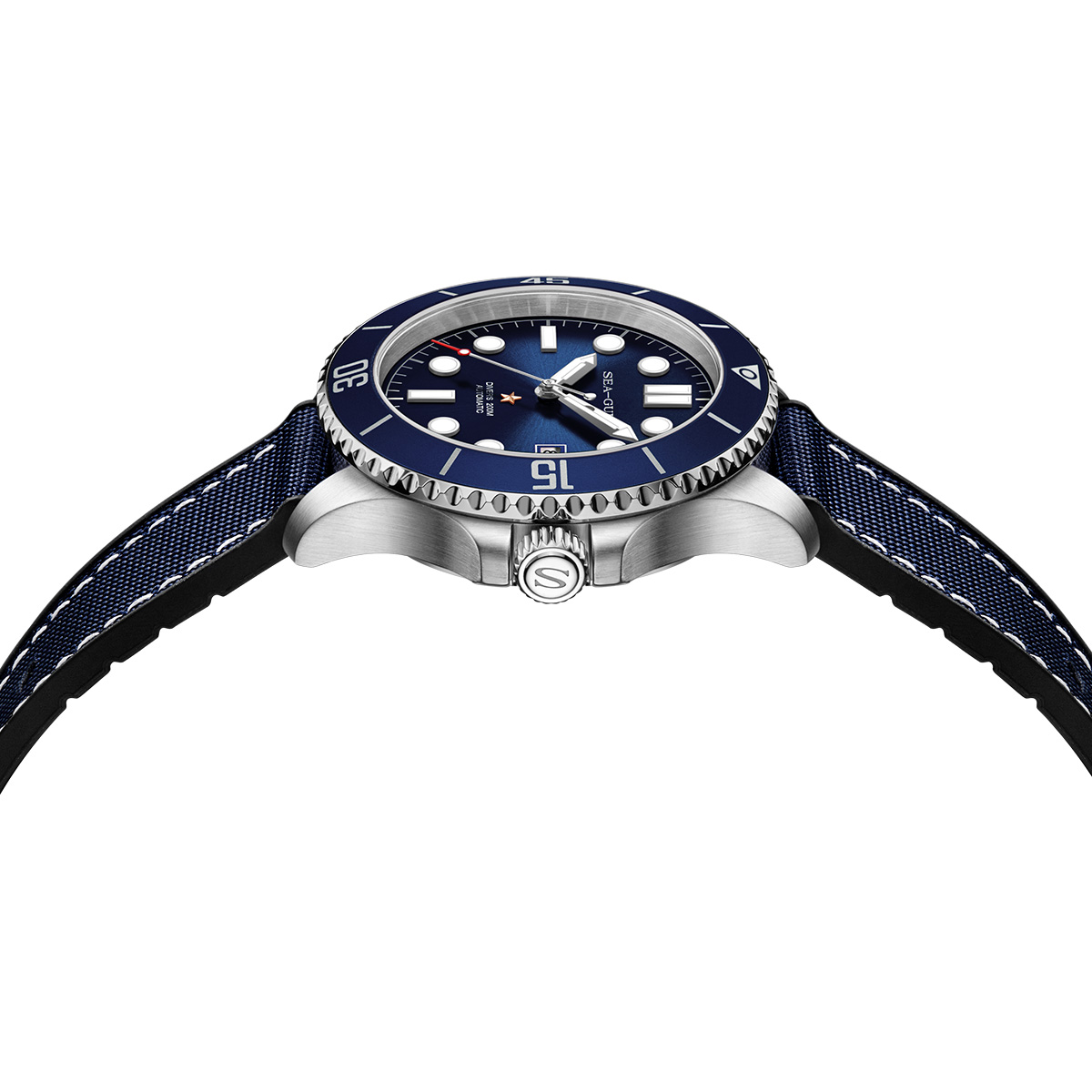 Reloj de buceo luminoso Seagul - Guilloché Dial Watch reseña y precio