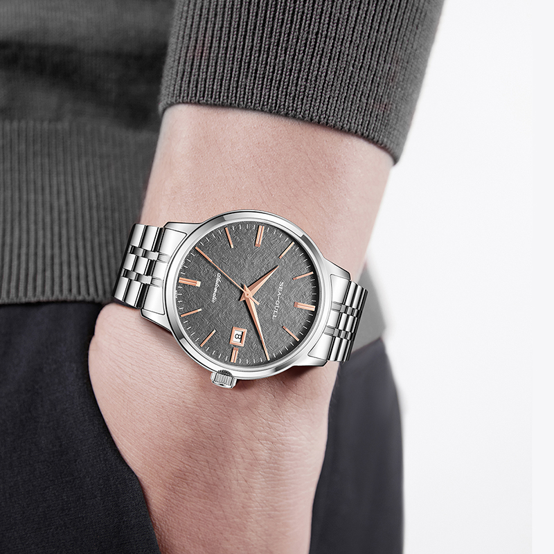 Reloj Seagull Bussiness serie  - Guilloché Dial Watch reseña y precio