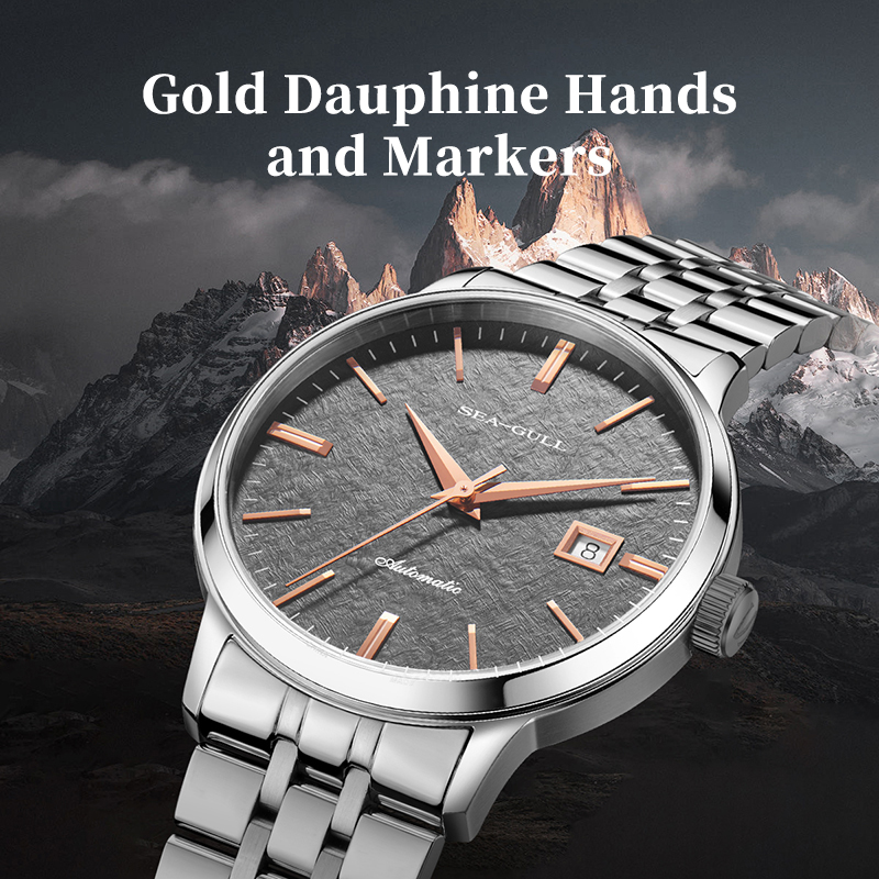 Reloj Seagull Bussiness serie  - Guilloché Dial Watch reseña y precio