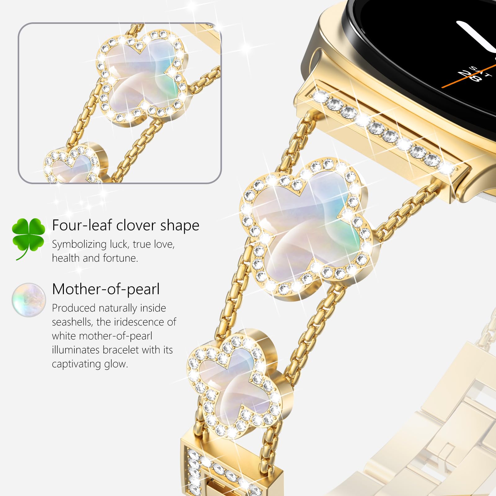 Correa de diamante para Samsun - Luxury Watch Galaxy reseña y precio
