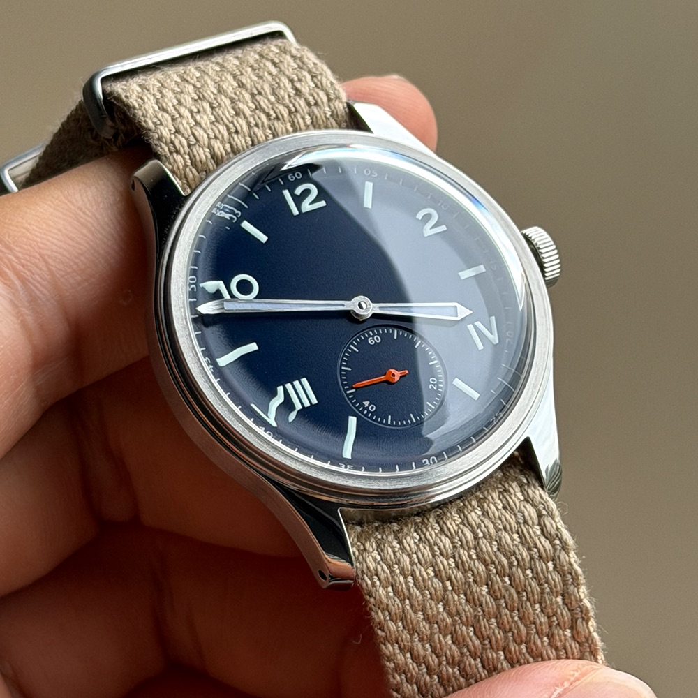 Reloj de negocios formal azul  - Guilloché Dial Watch reseña y precio