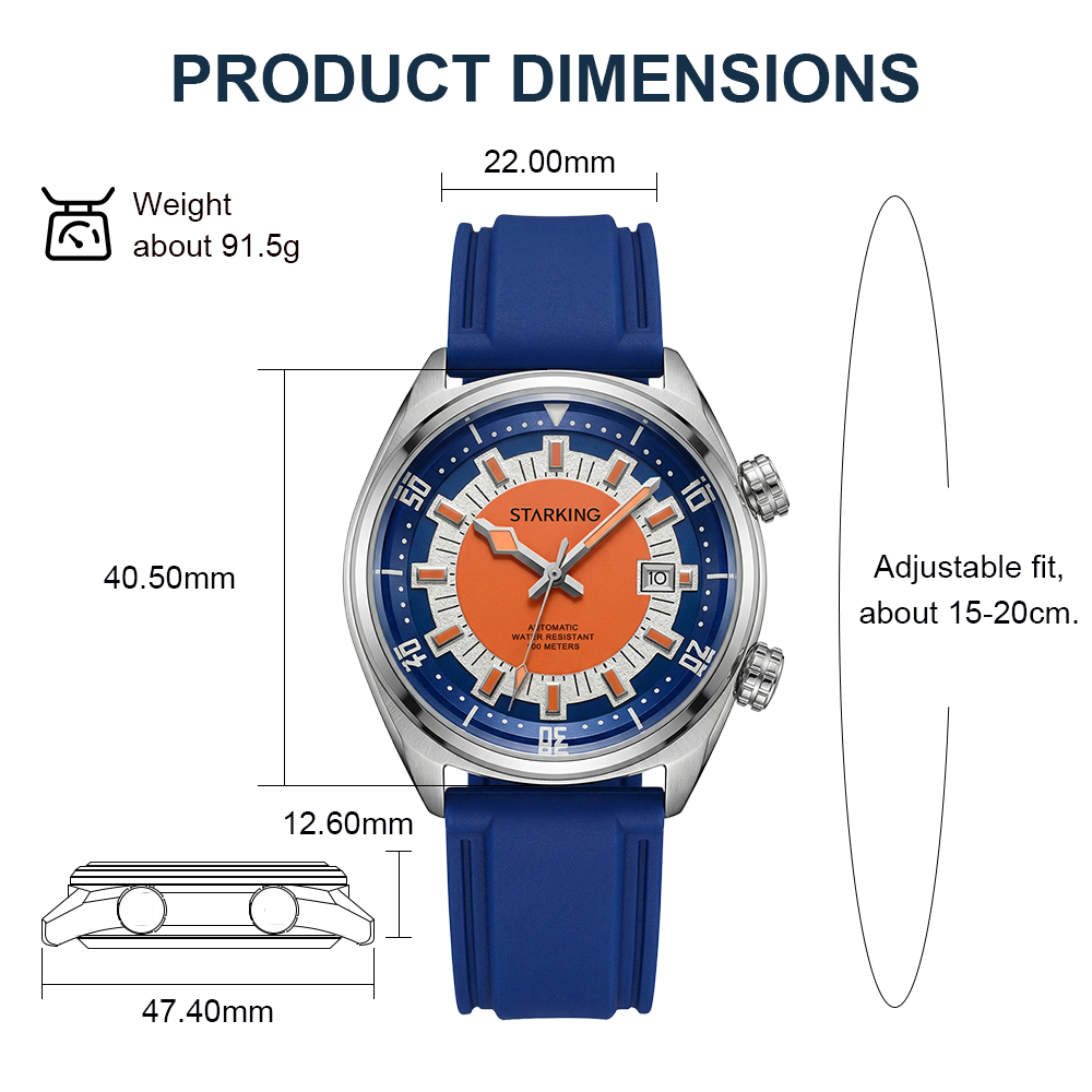 Reloj de Buceo Mecánico Automá - Guilloché Dial Watch reseña y precio