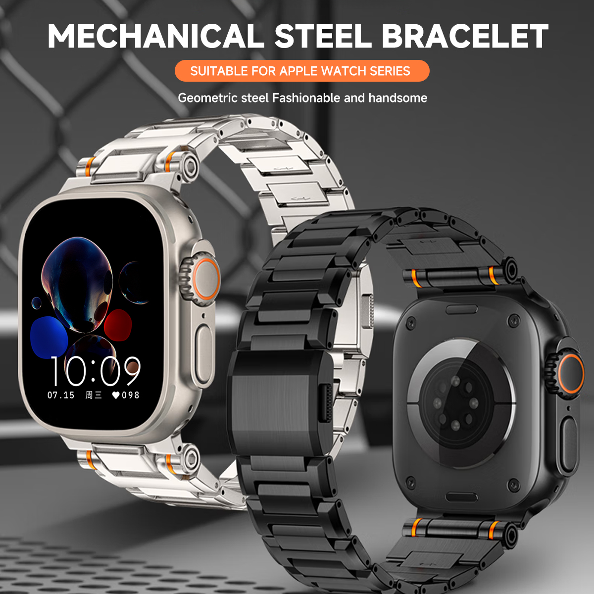 Correa de Acero Inoxidable par - Luxury Watch Apple reseña y precio