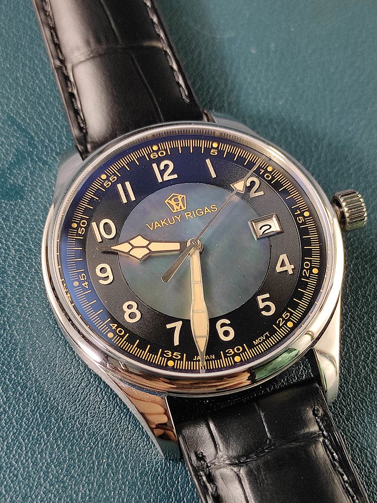Reloj de Piloto Mecánico Autom - Guilloché Dial Watch reseña y precio