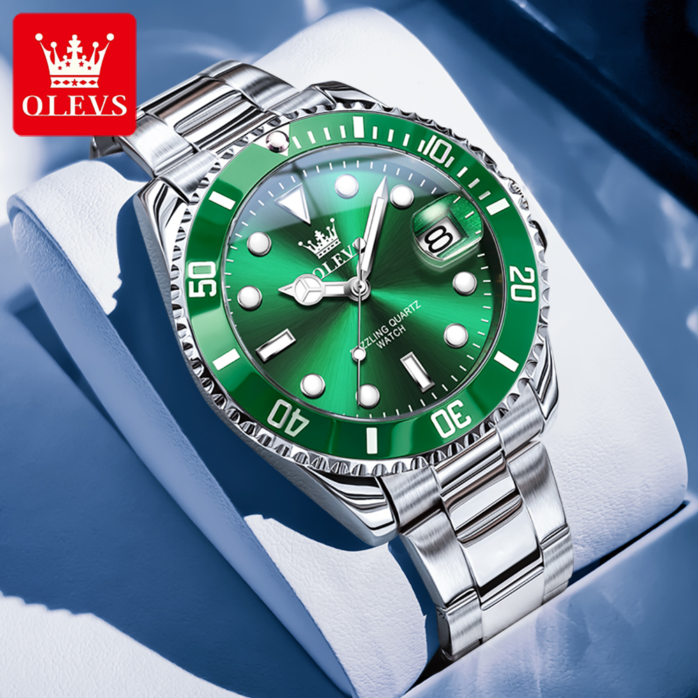 Relojes OLEVS para hombre 5885 - Luxury Watch Mockup reseña y precio