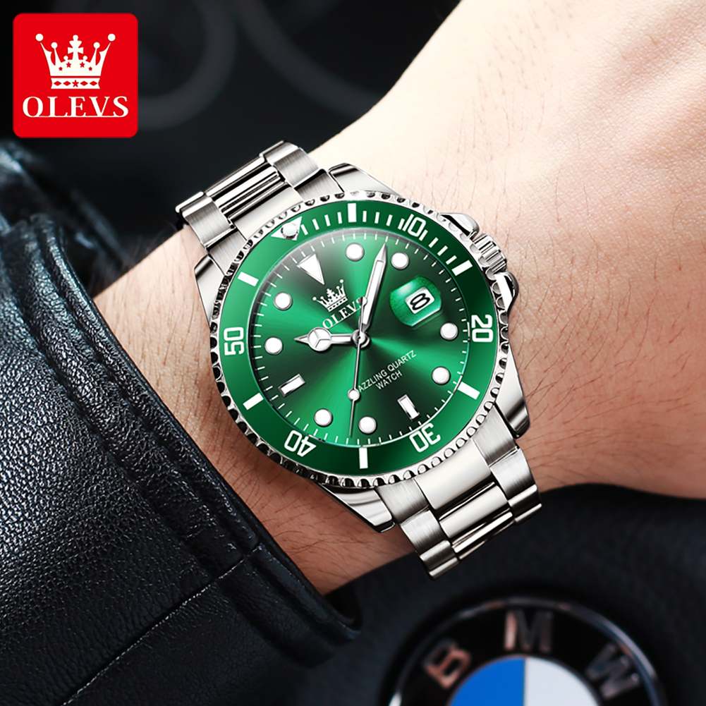 Relojes OLEVS para hombre 5885 - Luxury Watch Mockup reseña y precio
