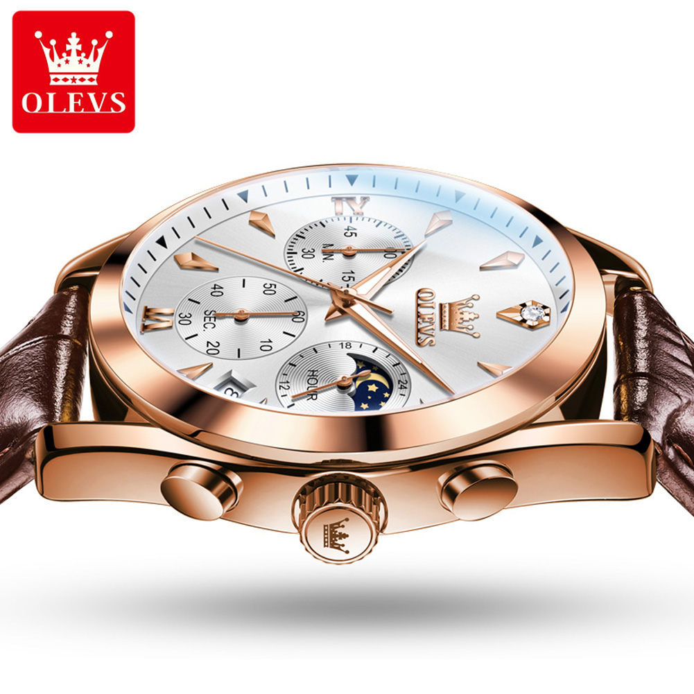 OLEVS nuevo reloj de cuarzo de - Luxury Watch Mockup reseña y precio