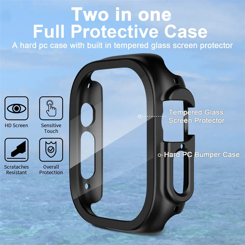 Vidrio + funda para Apple Watc - Luxury Watch Apple reseña y precio
